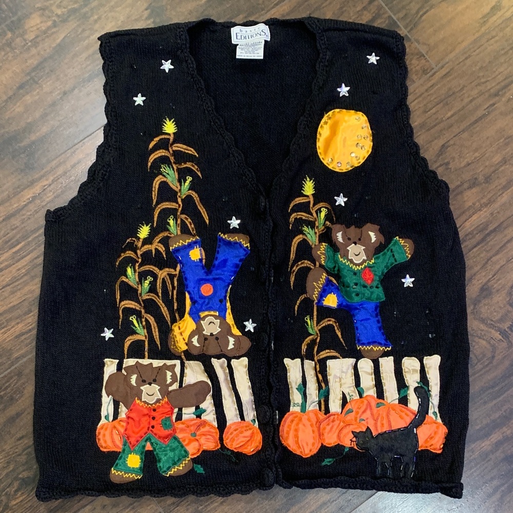 Halloween Bear Vest